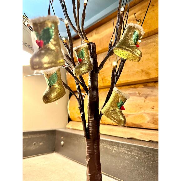 Christmas Ornaments, Vintage Ornaments, 1950s Japan , Mid-Century Modern - Picture 1 of 6